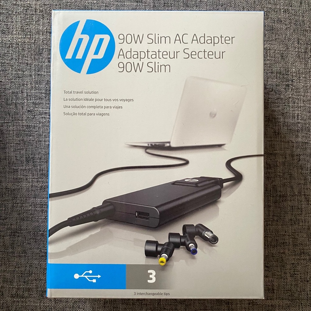 90W HP Slim AC Adapter